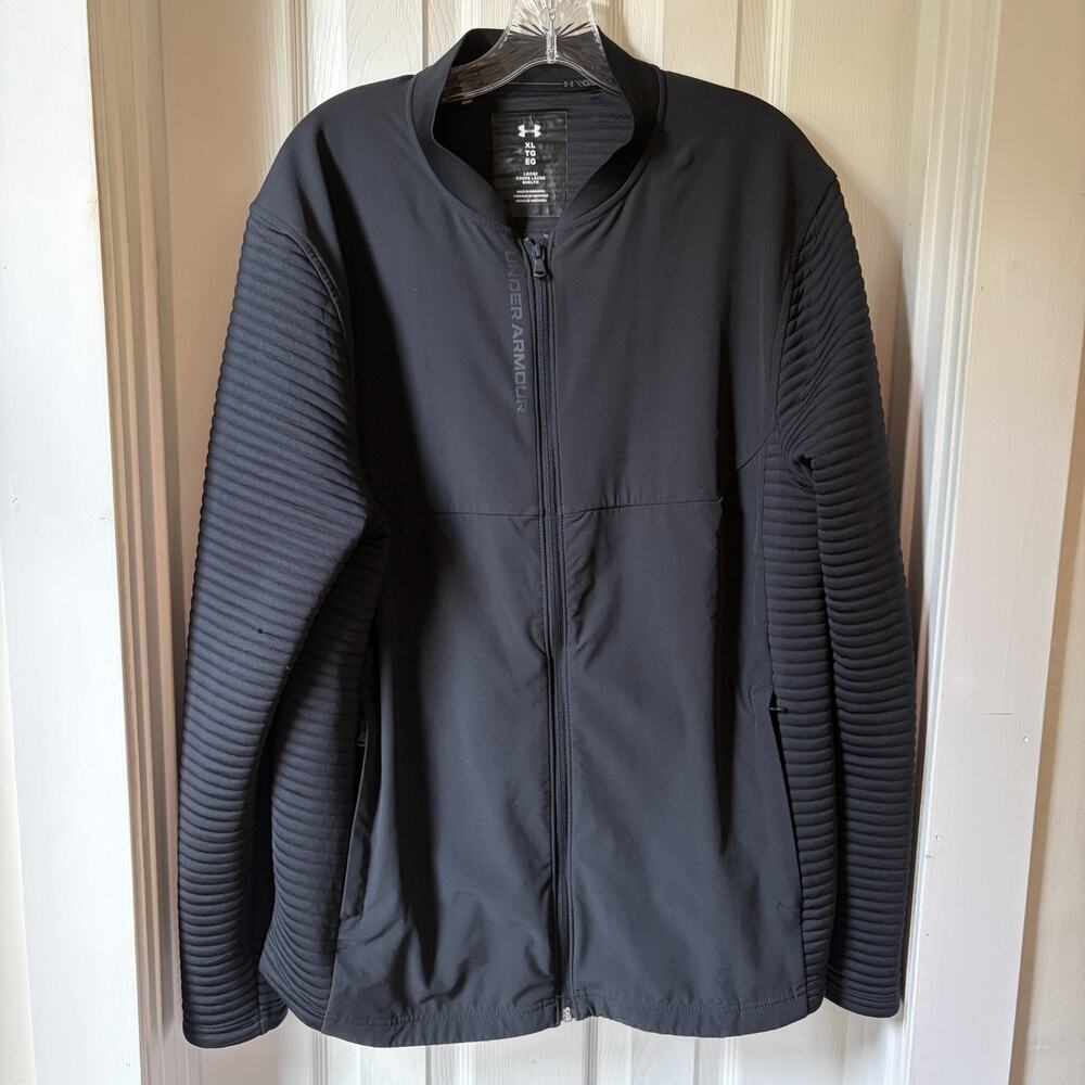 Under Armour Womens Storm Evolution Daytona Full Zip Jacket Size XL Black
